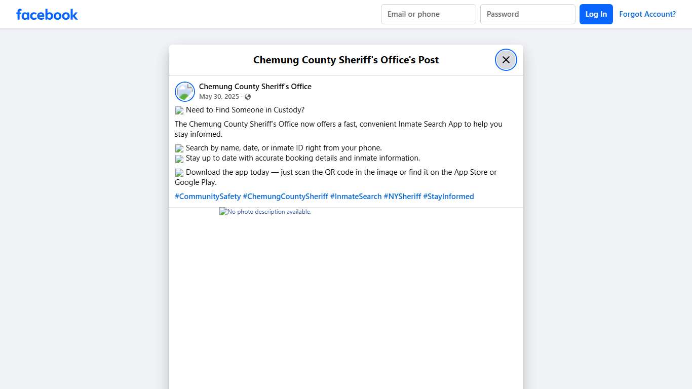 🔎 Need to Find Someone... - Chemung County Sheriff's Office | Facebook